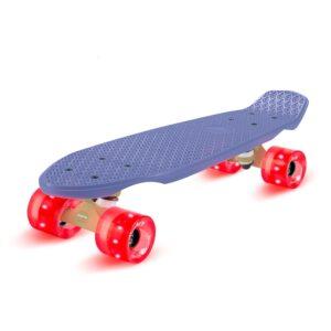 Fun pro Mini Cruiser Skateboard Trickboard PP Board 100kg LED kolieska PU Tvrdosť: 88A