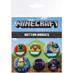 Set odznakov Minecraft